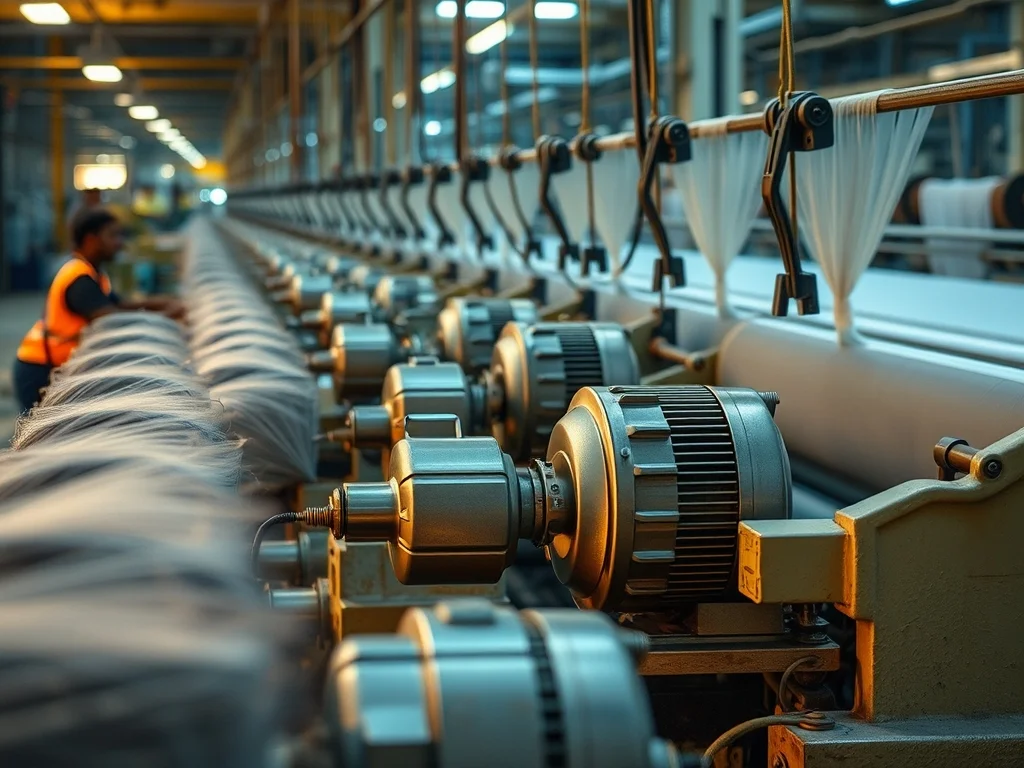 Best Motors for the Textile Industry - Technical knowledge center article illustration