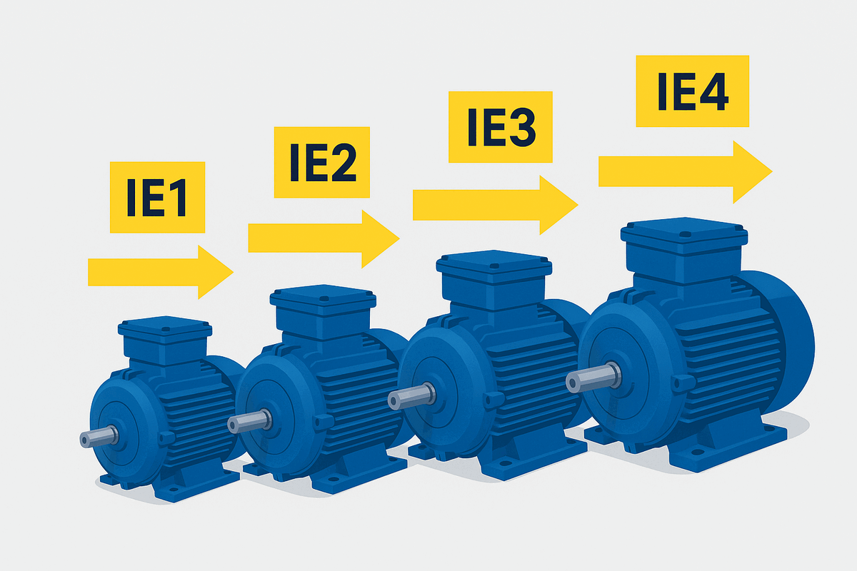 Motor Efficiency Classes (IE1 to IE4) Explained