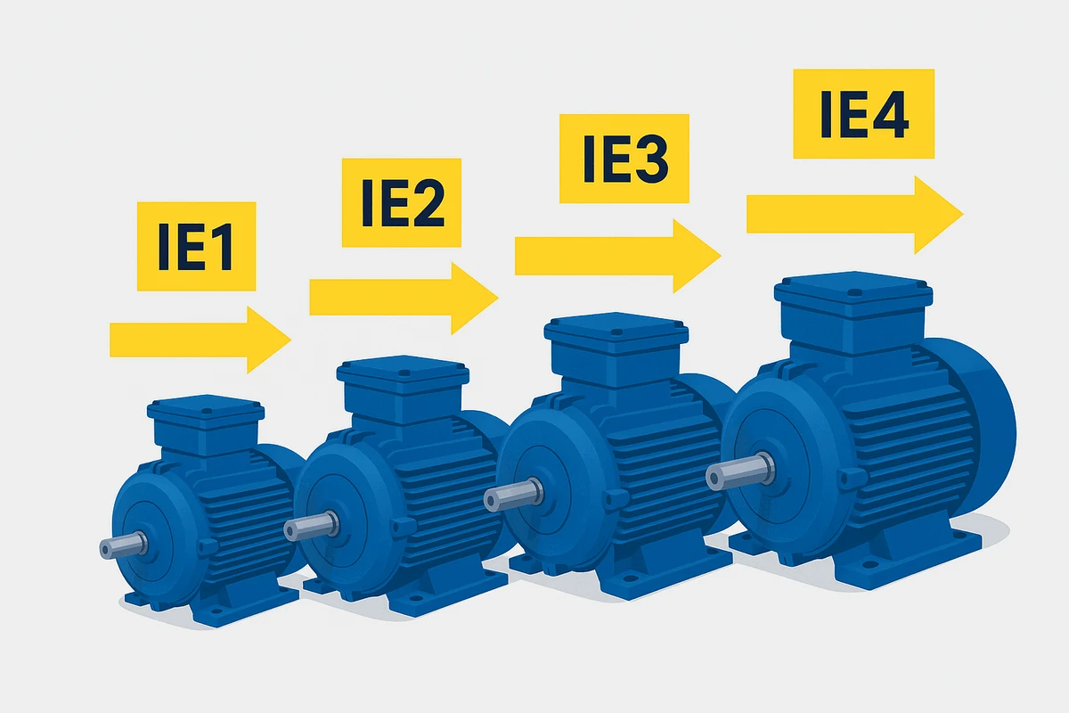 Motor Efficiency Classes (IE1 to IE4) Explained