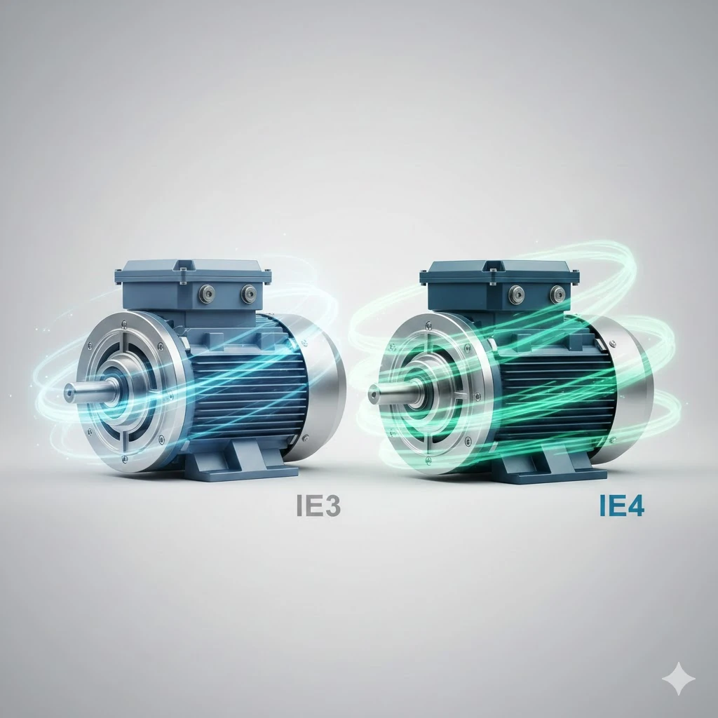 Energy Savings by Upgrading to IE3/IE4 Motors