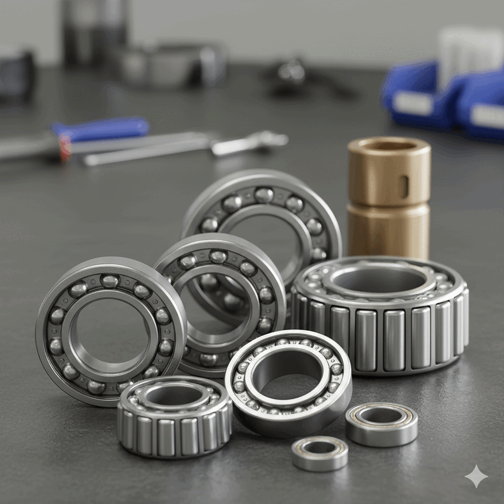 Bearing Types in Electric Motors – Selection & Maintenance