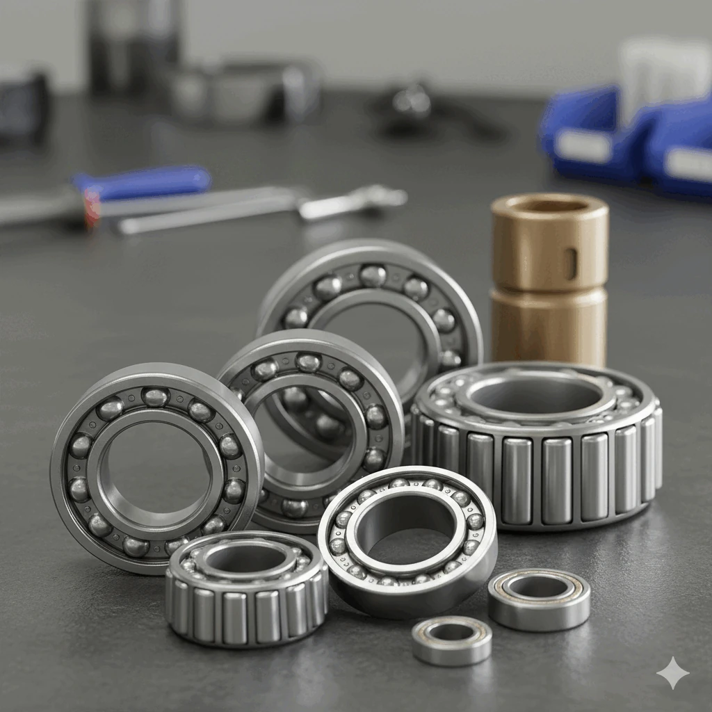 Bearing Types in Electric Motors – Selection & Maintenance