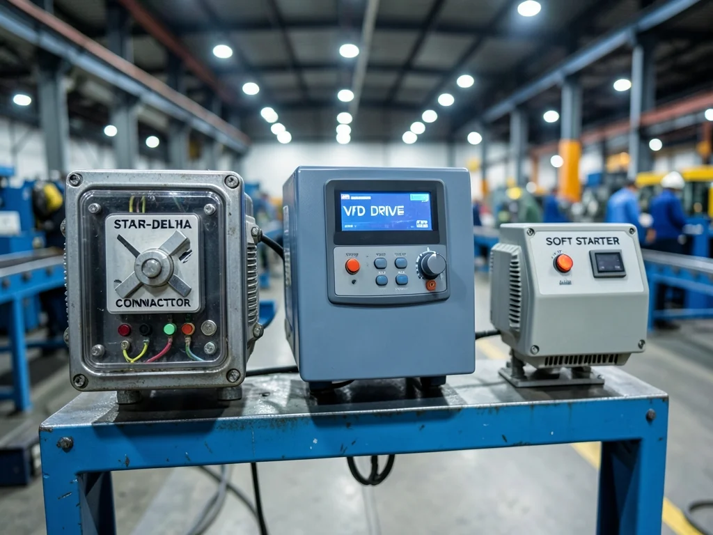 Star-Delta vs DOL vs Soft Starter vs VFD: Motor Starting Methods Compared - Technical knowledge center article illustration